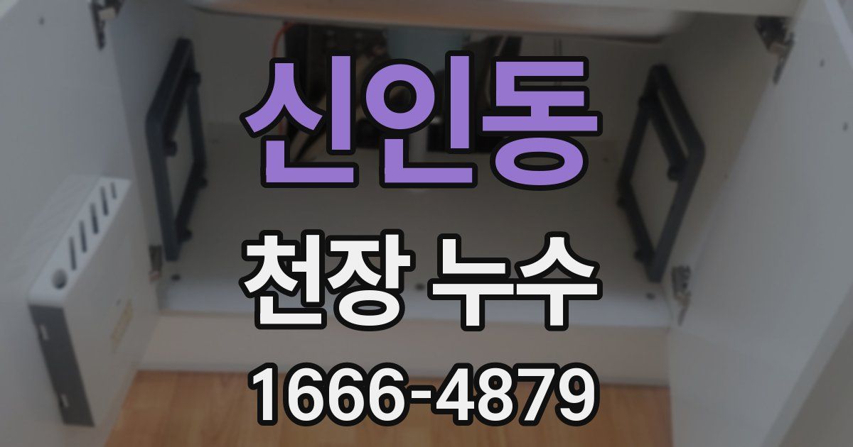 신인동 천장 누수