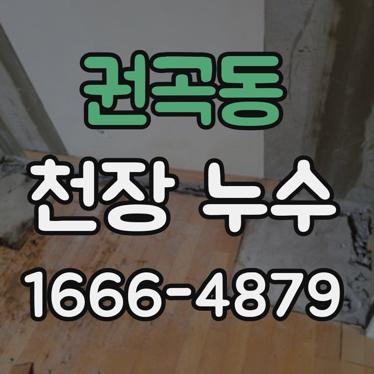 권곡동 천장 누수
