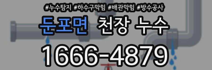 둔포면 천장 누수