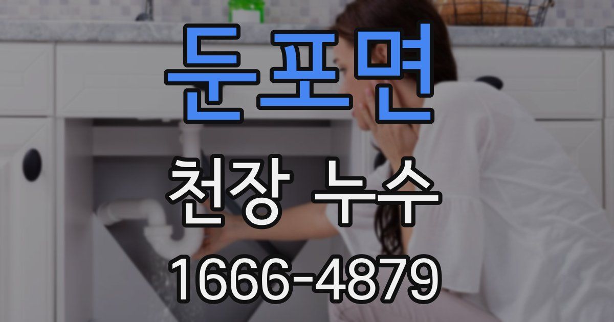 둔포면 천장 누수