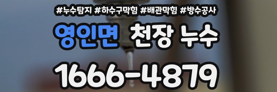 영인면 천장 누수