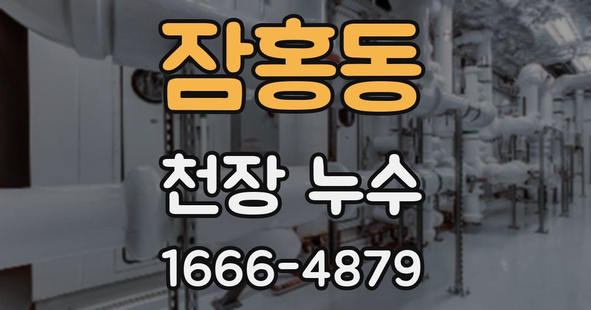 잠홍동 천장 누수