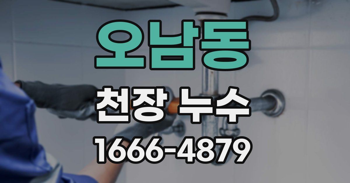 오남동 천장 누수