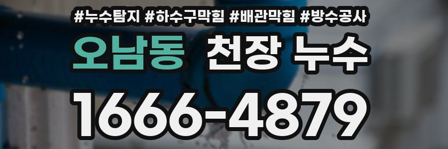 오남동 천장 누수