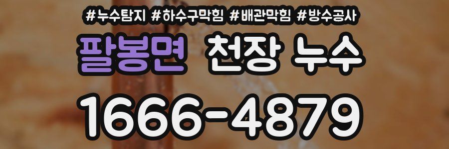 팔봉면 천장 누수