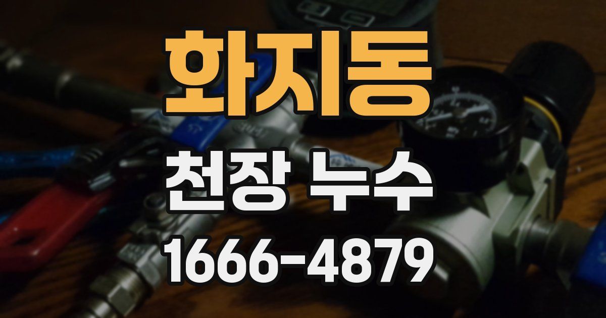 화지동 천장 누수