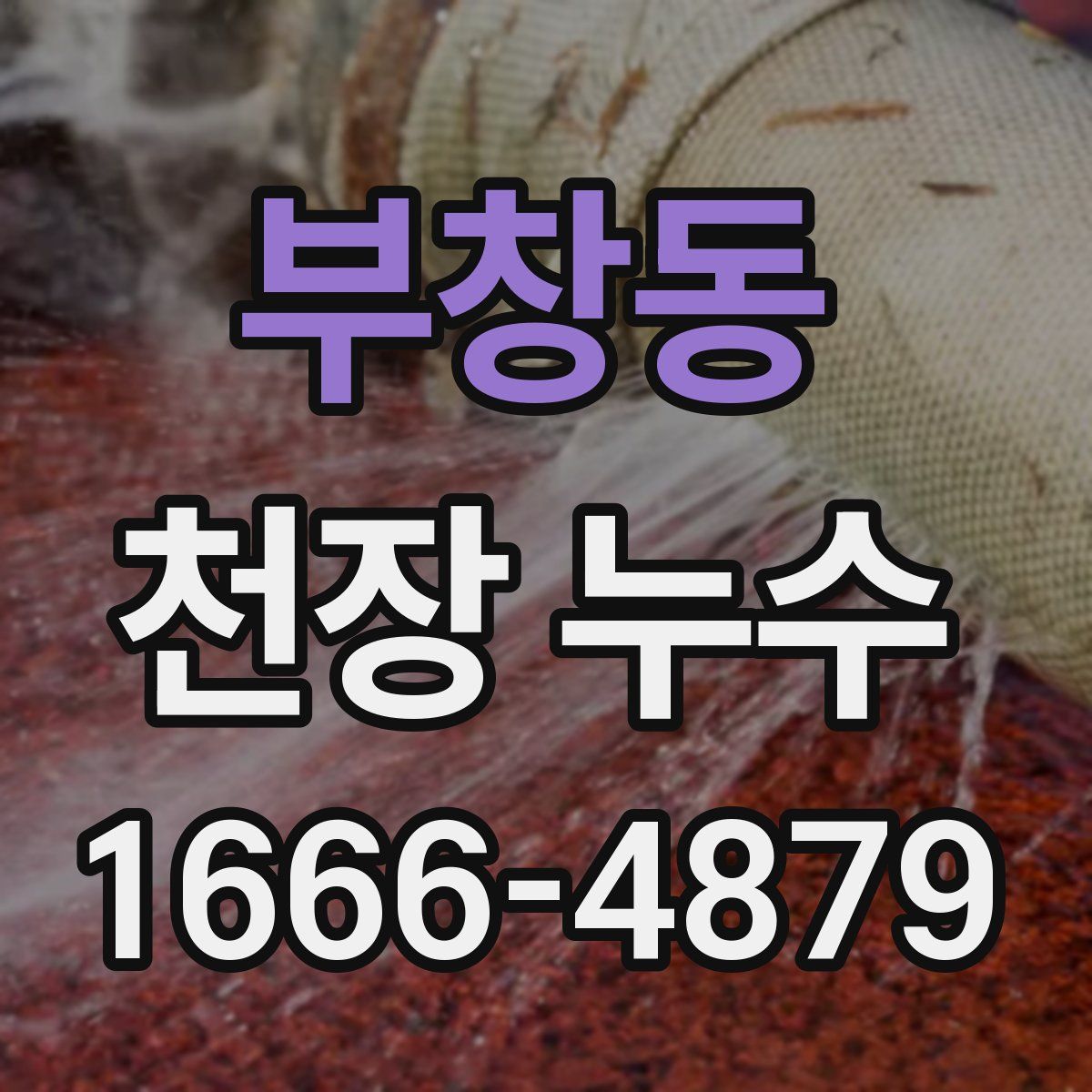 부창동 천장 누수