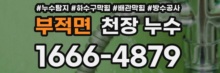 부적면 천장 누수