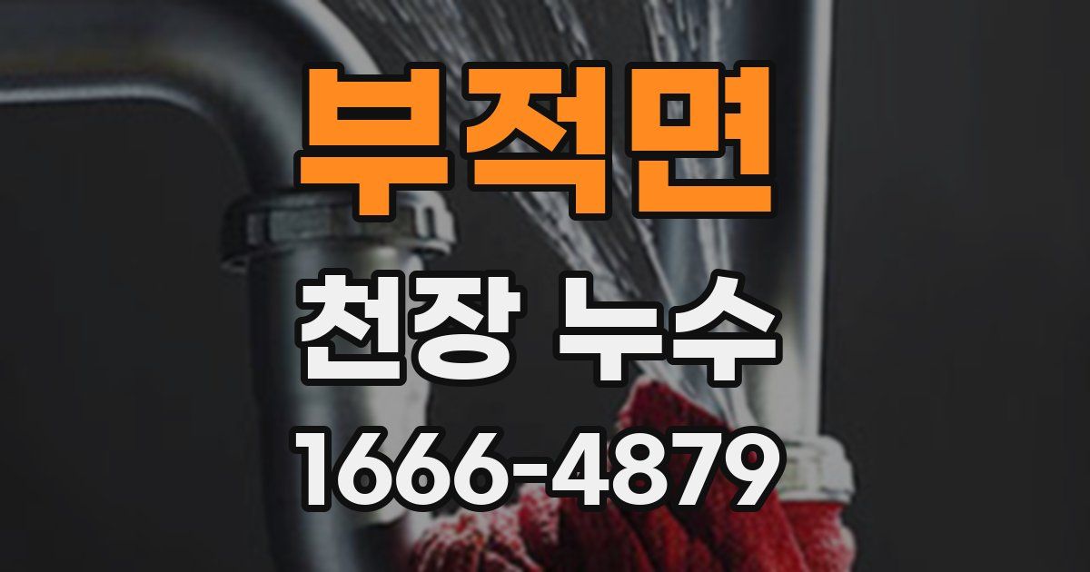 부적면 천장 누수