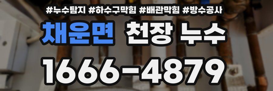 채운면 천장 누수