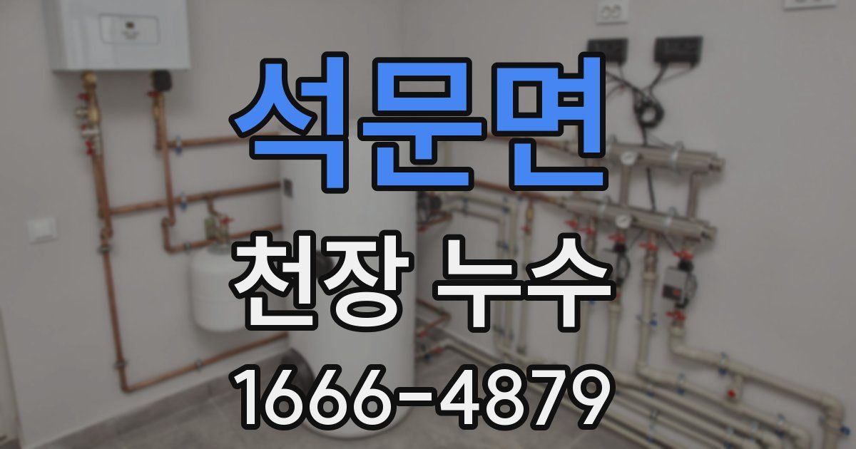 석문면 천장 누수
