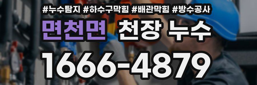면천면 천장 누수