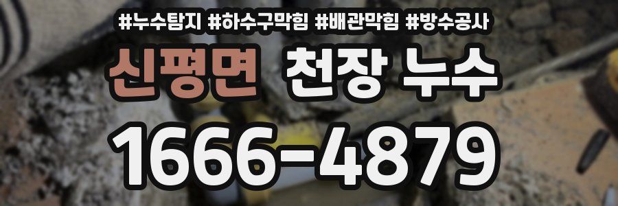 신평면 천장 누수