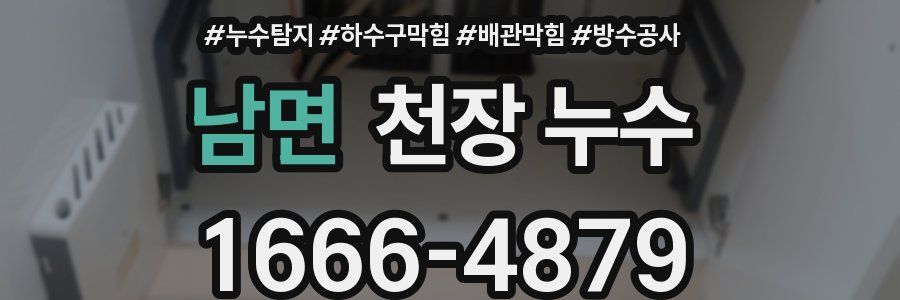 남면 천장 누수