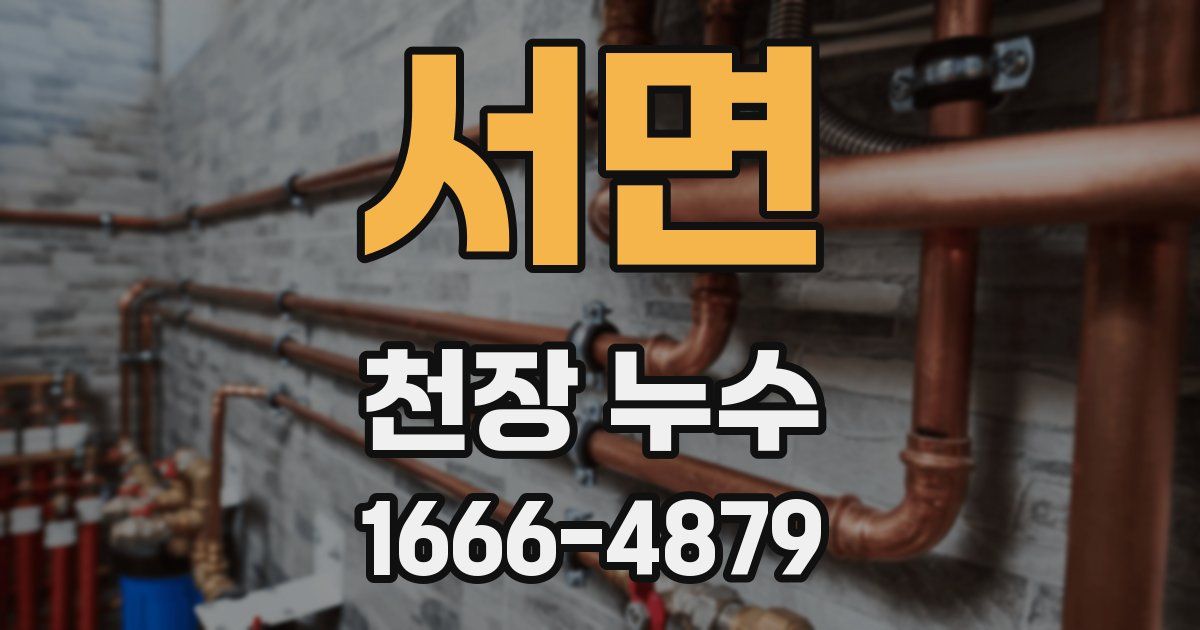서면 천장 누수