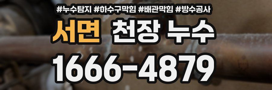 서면 천장 누수