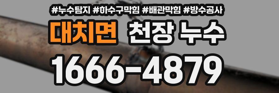 대치면 천장 누수