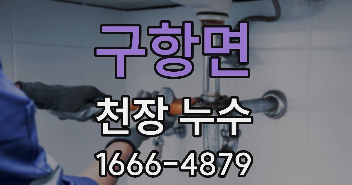 구항면 천장 누수