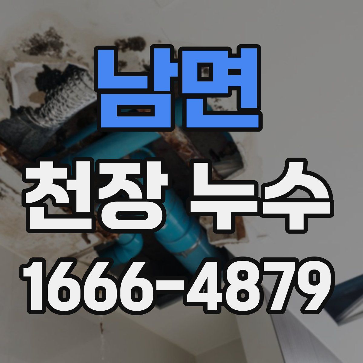 남면 천장 누수