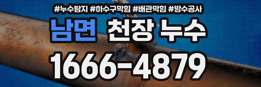 남면 천장 누수