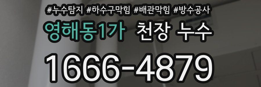영해동1가 천장 누수