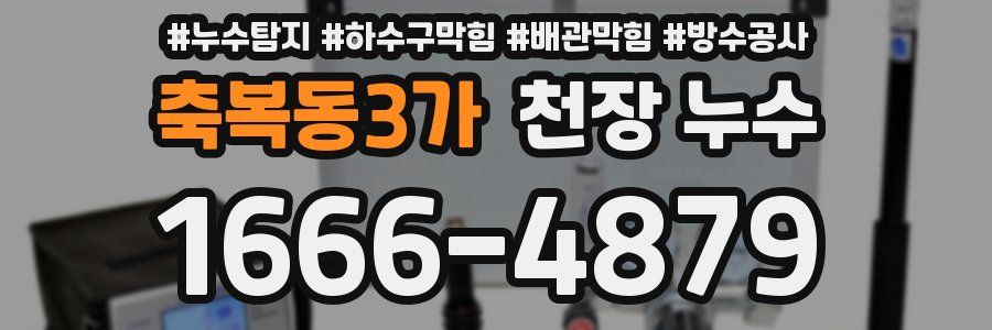 축복동3가 천장 누수
