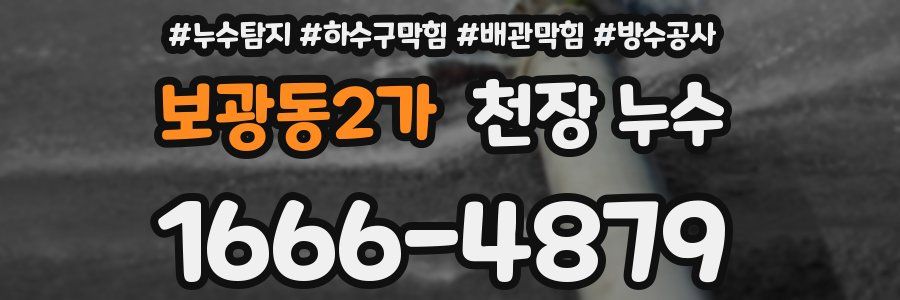 보광동2가 천장 누수