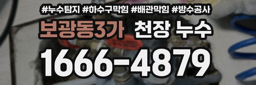 보광동3가 천장 누수