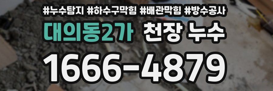 대의동2가 천장 누수