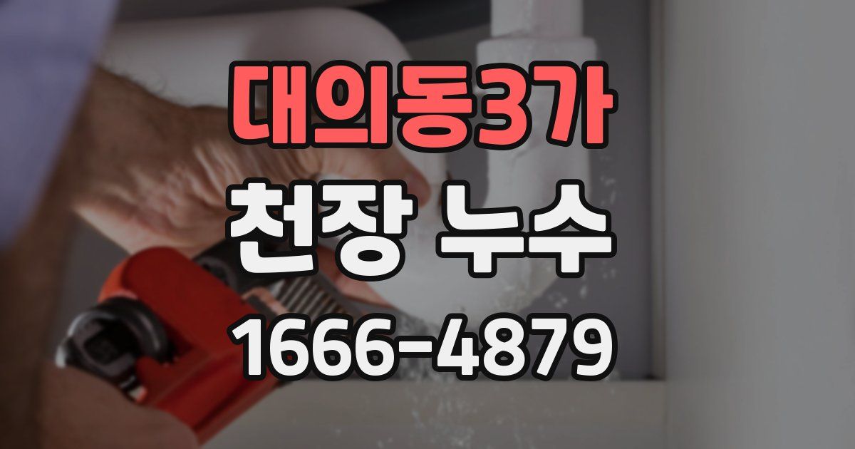 대의동3가 천장 누수