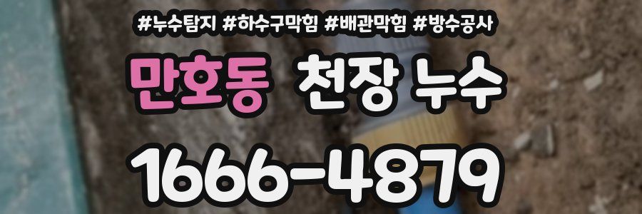 만호동 천장 누수