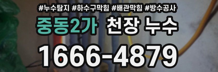 중동2가 천장 누수