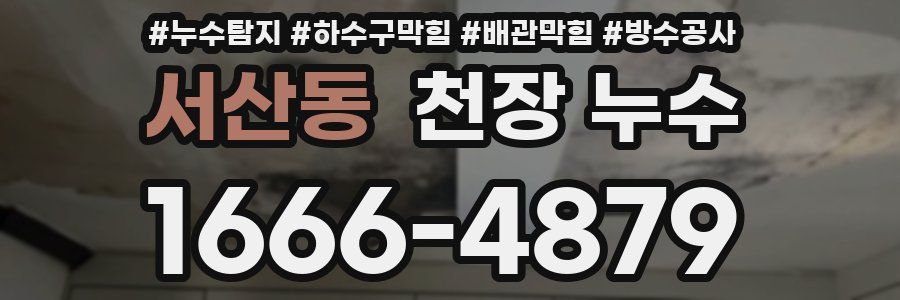 서산동 천장 누수