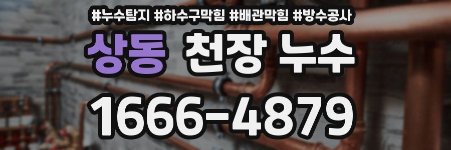 상동 천장 누수