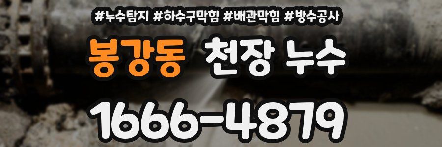 봉강동 천장 누수