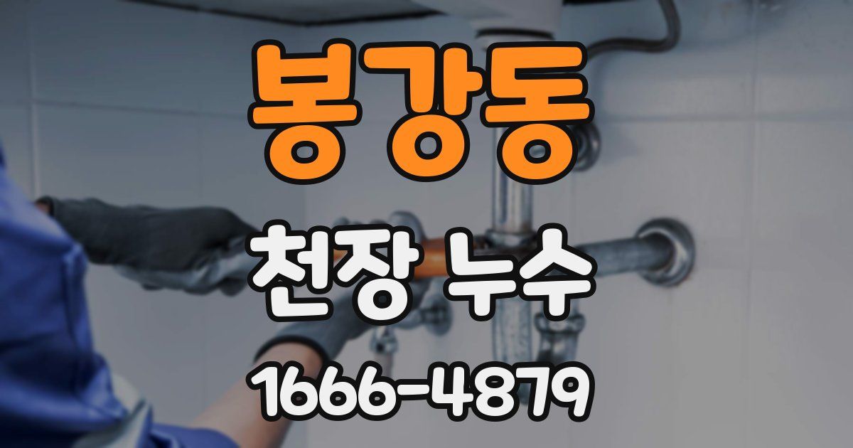 봉강동 천장 누수