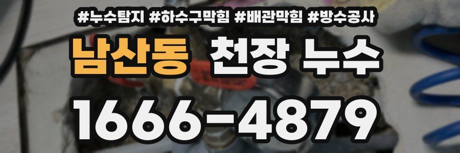 남산동 천장 누수