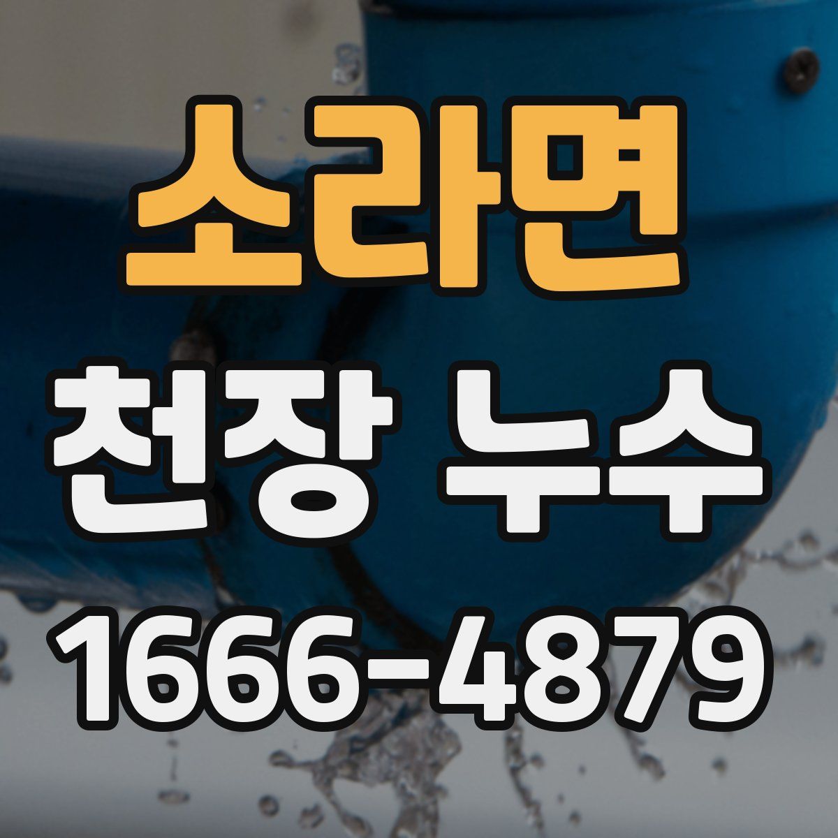 소라면 천장 누수