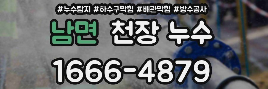 남면 천장 누수