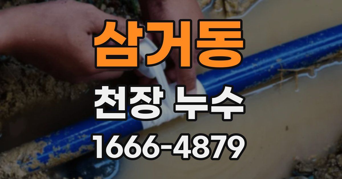 삼거동 천장 누수