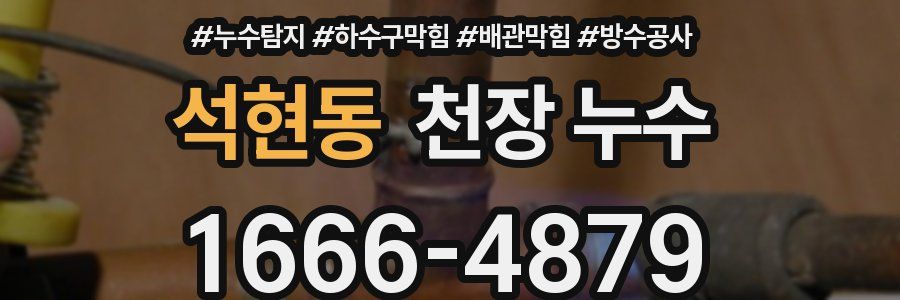 석현동 천장 누수