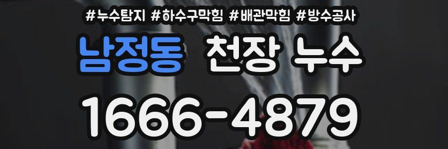 남정동 천장 누수