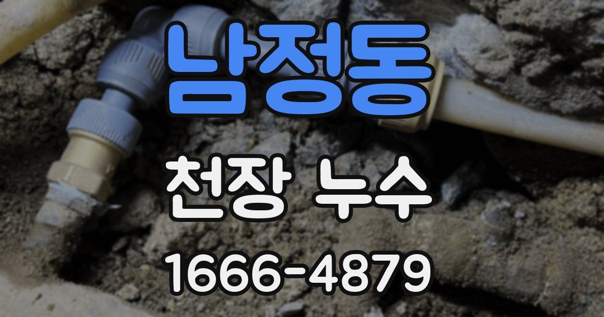 남정동 천장 누수