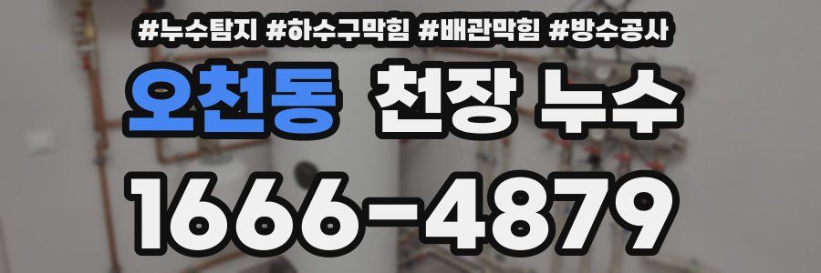 오천동 천장 누수
