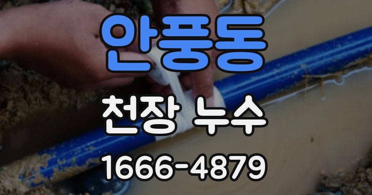 안풍동 천장 누수