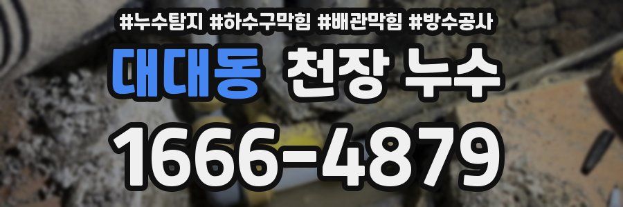 대대동 천장 누수