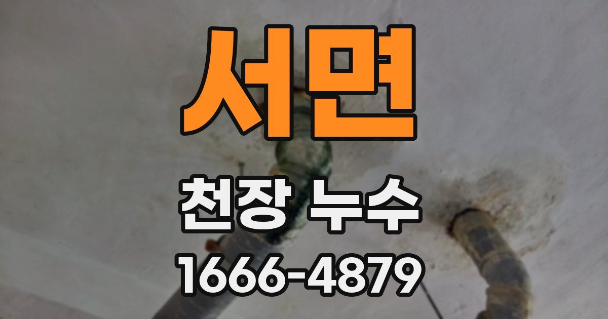 서면 천장 누수