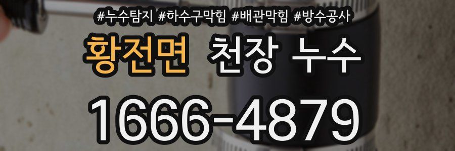 황전면 천장 누수
