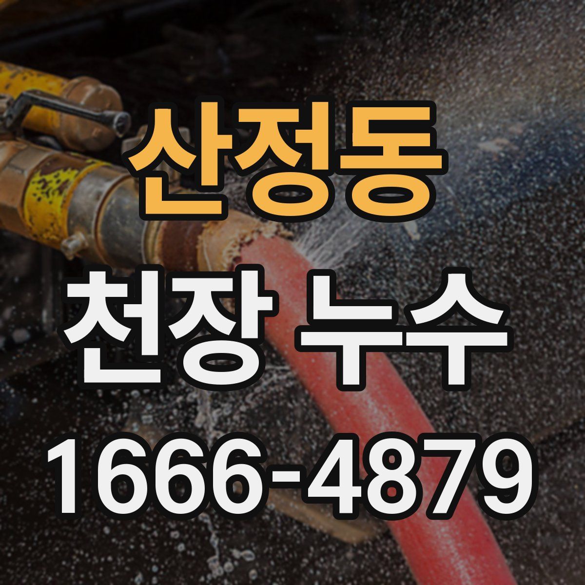 산정동 천장 누수