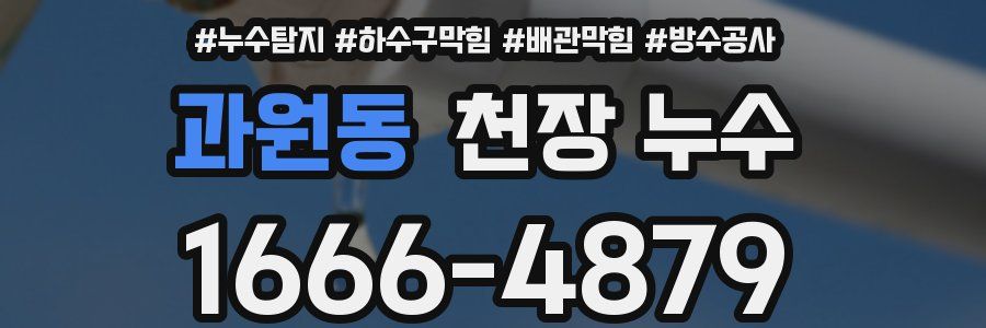 과원동 천장 누수